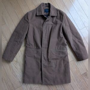 Men's Brown Top Coat Banana Republic Small